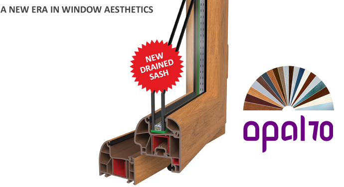 Opal 70 Series PVC Windows